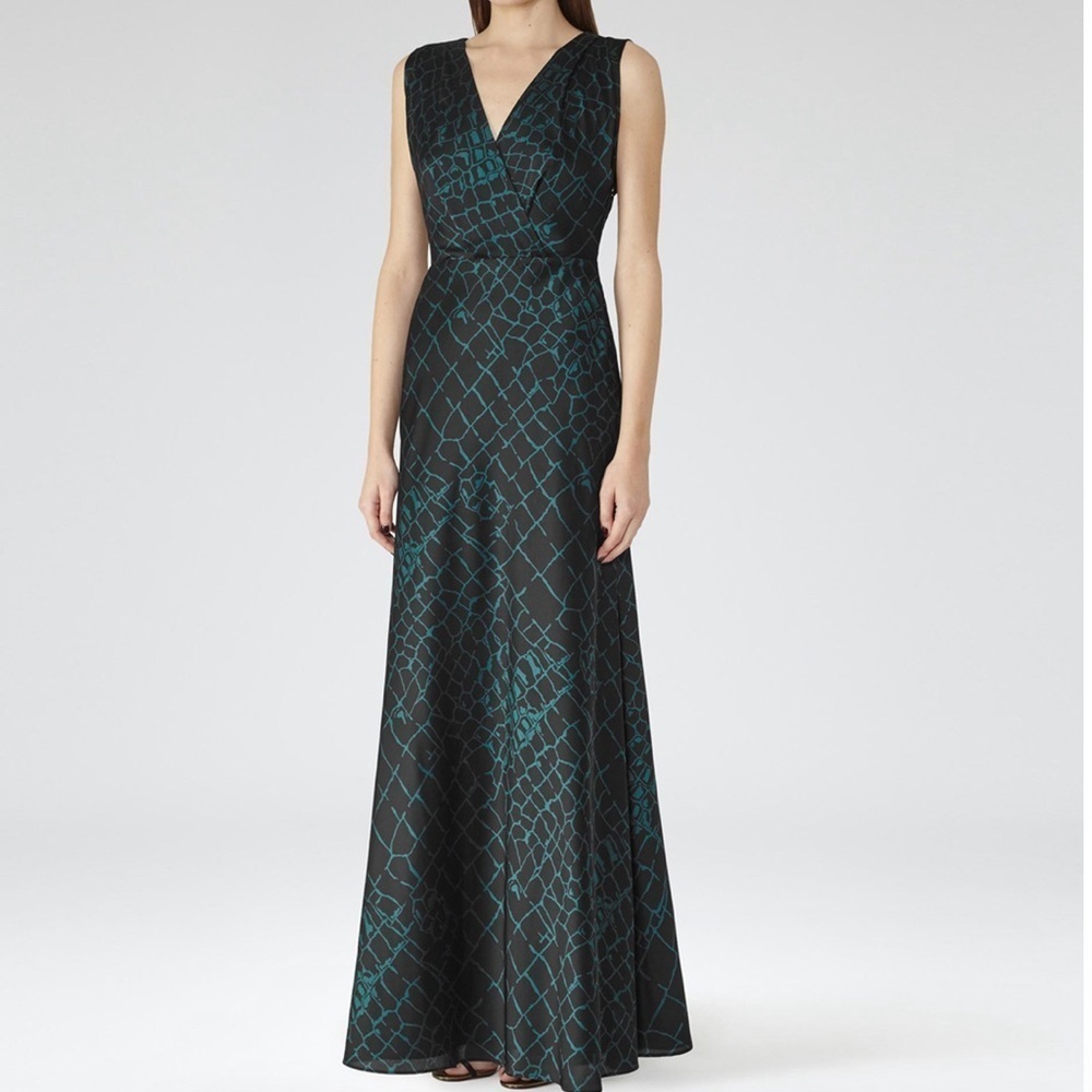 REISS  Flowy Maxi Sleeveless Maxi Dress - Picture 2 of 9